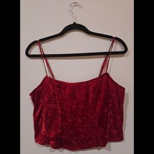 Velvet Corset Style Top